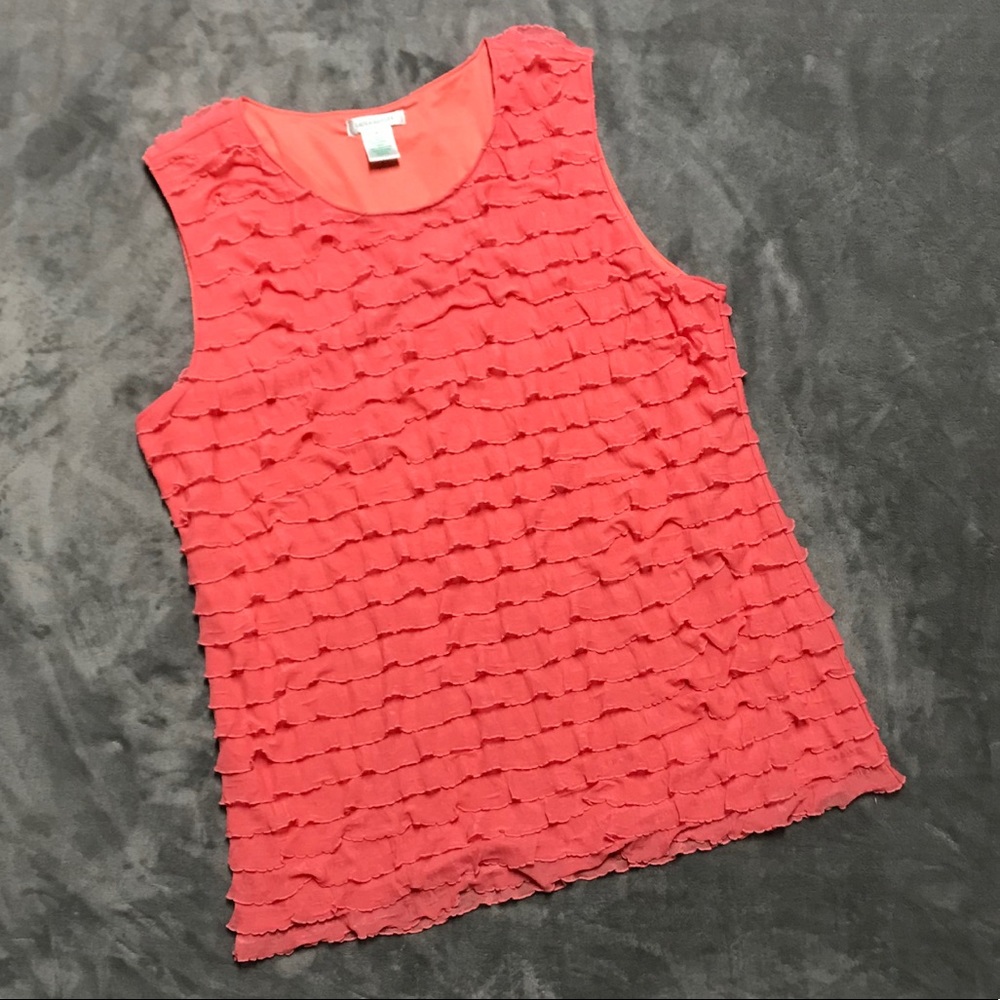 Laura Ashley Ruffled Top!